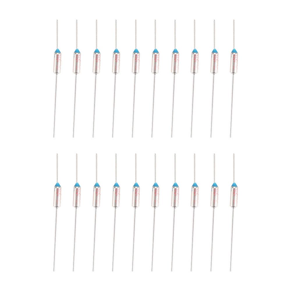 

TF-240 20pcs 10A Rice Cooker Refrigerator Thermal Fuse 240 Degrees Celsius Temperature Fuse Circuit Fuse срібний