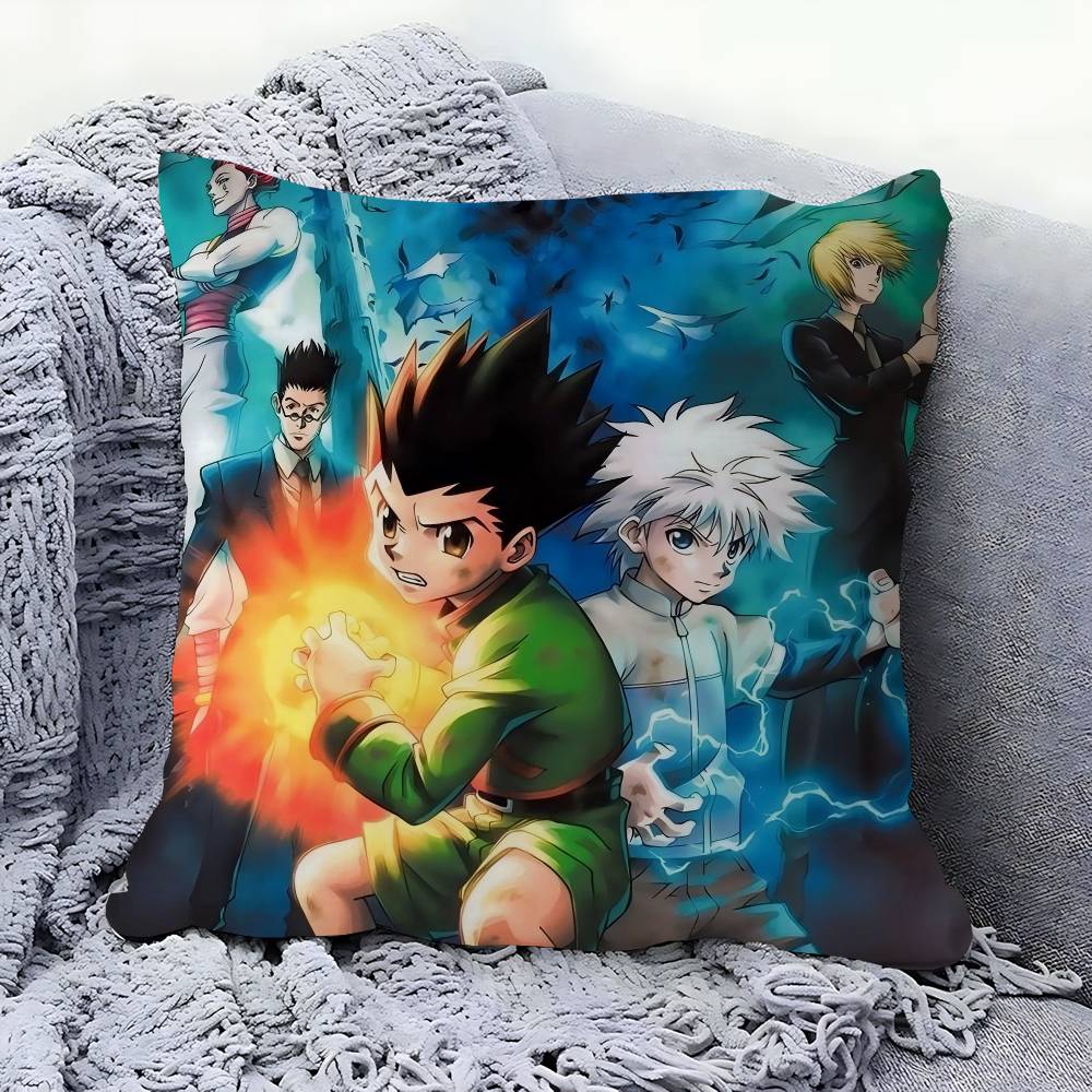 Anime HUNTER X HUNTER Pillow Gift Home Office Decoration Pillow Bedroom Sofa Car Cushion CoverPillow Case