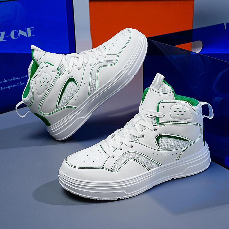 Мужские сверхлегкие высокие спортивные кроссовки большого размера для альпинизма — фото 14