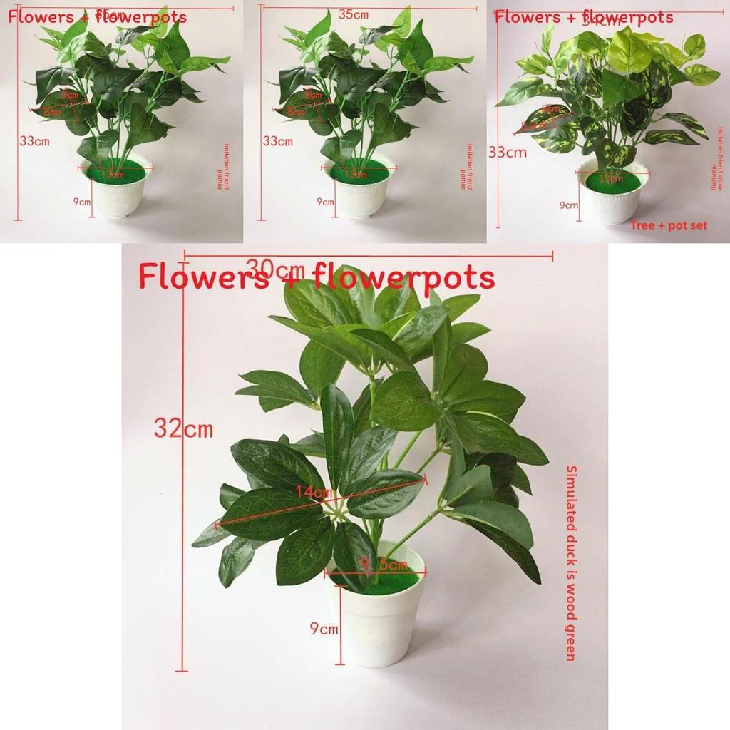 Pothos Evergreen Artificial Green Plant Pot With Realistic Foliage For Home Decor And Photography Props