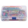 Colorful Paper Clips, Large   Color Metal Clips for Decoration Neatly Organizing Files with Convenient Storage Box