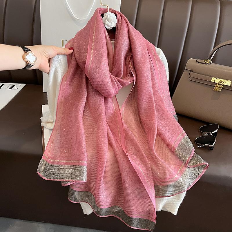 Fashion Women Winter Warm Wool Scarf Shawl Luxury Solid Silk Embroidery Pashmina Design Lady Wraps Bufanda Headkerchief