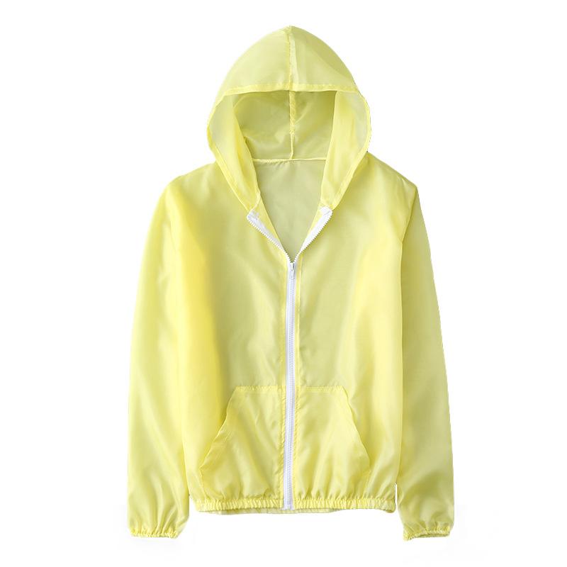 Yaz Güneş Koruyucu Ceket Kadınlar için Ultra Ince Kamp UV Koruma Giysileri Hafif Açık Hızlı Kuru Spor Ceket Rüzgarlık