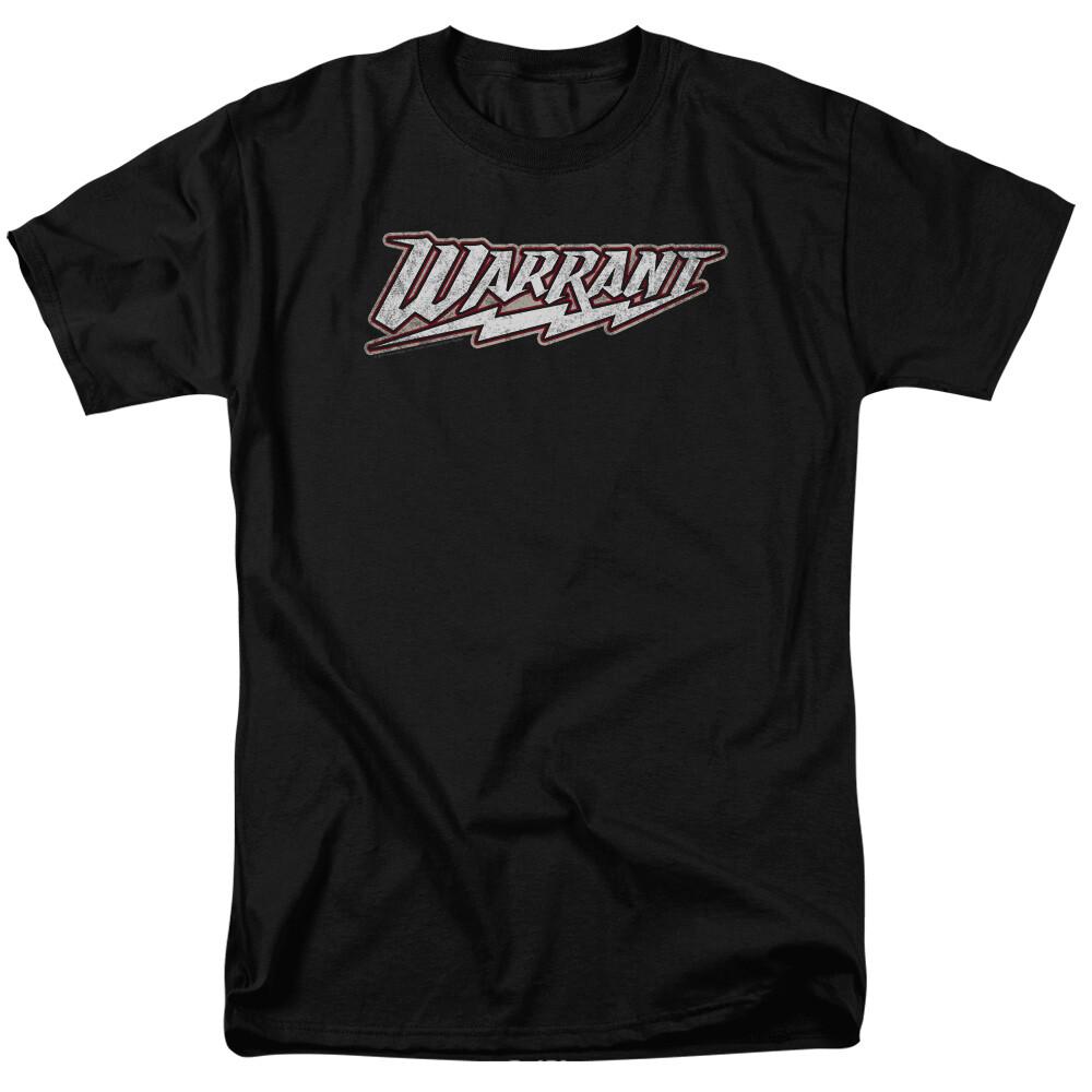Warrant Logo T Shirt Licensed Hard Rock n Roll Heavy Metal Music Tee Black XXXXL