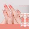 Nail Polish Stickers Self-Adhesive Nail Sticker Manicure Sticker Waterproof Full Wrap Nail Strips with Nail File