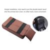 Car Armrest Cushion Heightened Elbow Support Memory Foam Center Console Armrest Pillow with Rear Seat Cup Holder