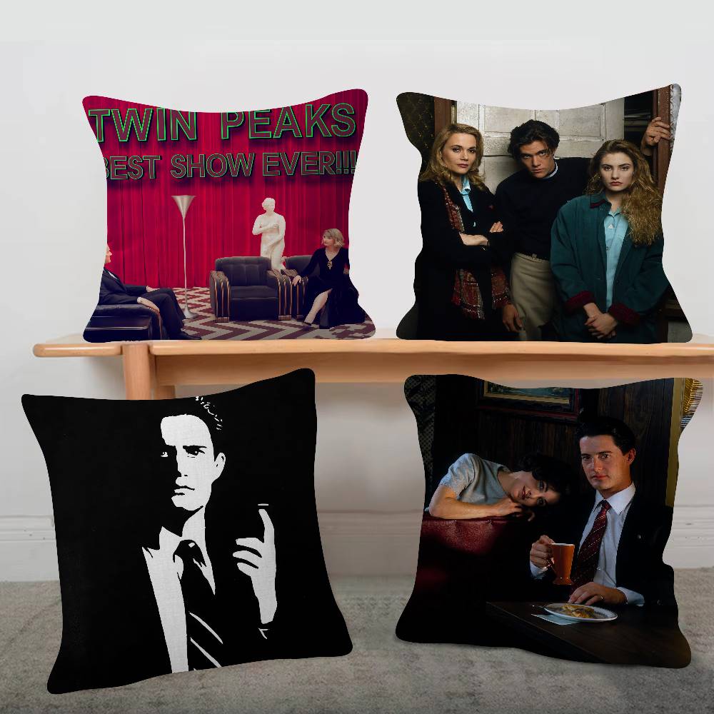 TV Drama Twin Peaks Cute Cartoon L Game Cushion Cover Pillowcase Upholstery Sofa Throw Pillow Home Decor Pillowcas