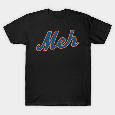 Men Black Print T-shirt Super Large TShirt New York Mets No-Cut Heat Transfer Print Cotton Tshirt