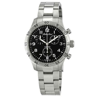 Type 21 Flyback Chronograph Stainless Steel Black Dial Quartz H1821CHANG Men's Watch