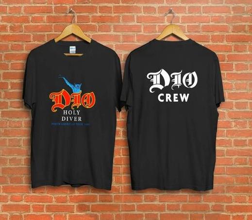 Винтажная футболка Dio Holy Diver Tour Concert Новая футболка Футболка Gildan 2 футболки Унисекс футболка XXXXL