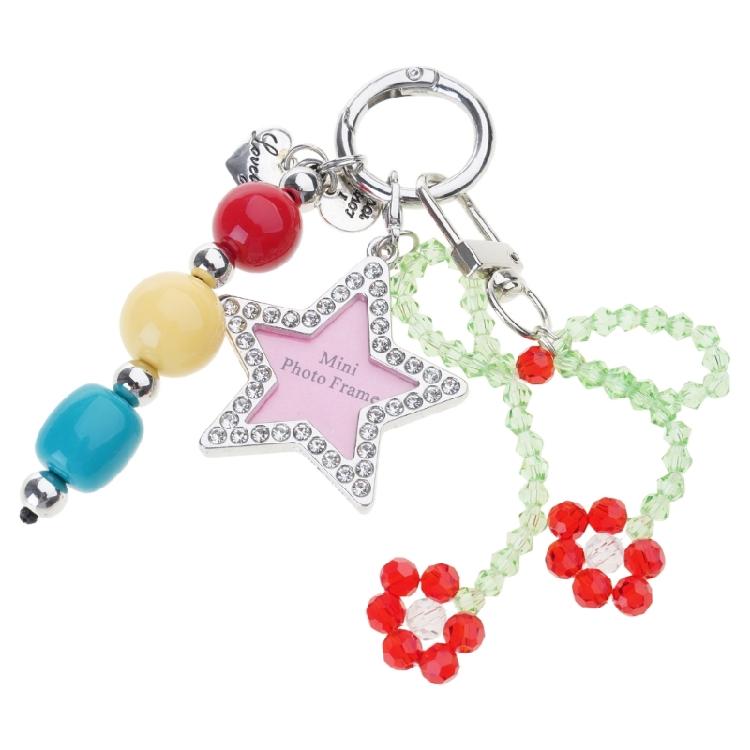 Elegant Beaded Bowknot Keychain Accessory Portable for Women Handbags Phone Charm Trendy Styles Special Gifts Ideas