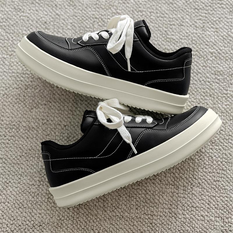 Niche new comfortable and breathable summer thick-soled heightening sports and leisure board shoes