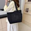 Korean Style Canvas Tote Bag Large Capacity Cloth Shoulder Bag Portable Shopping Handbag  Students