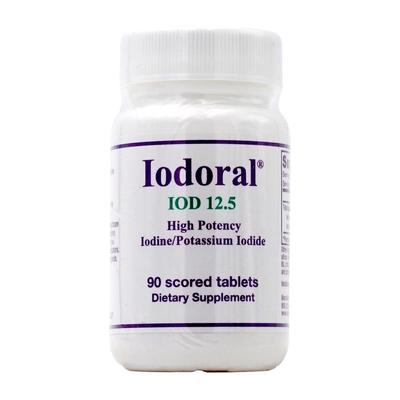 Iodoral IOD 12.5 Iodio/Ioduro di Potassio ad Alta Potenza, 90 Compresse Solcabili