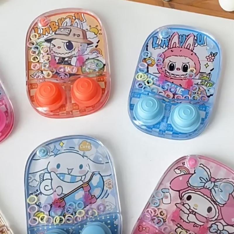 1 Stück Weihnachtsgeschenke Labubu Cartoon Kreatives Spiel Wasserschießspielmaschine Dekompressionsspielzeug