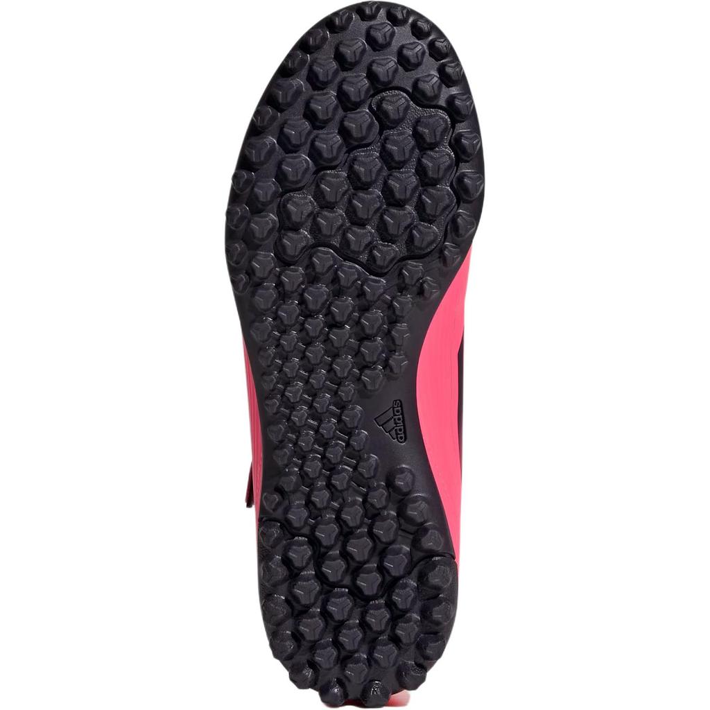 Adidas F50 Club Comfortable Versatile Non-Slip Durable Low-Top Soccer Shoes Kids Soccer Shoes Red IF1384