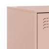 Nightstands 2 pcs. Pink 34.5 x 39 x 62 cm Steel