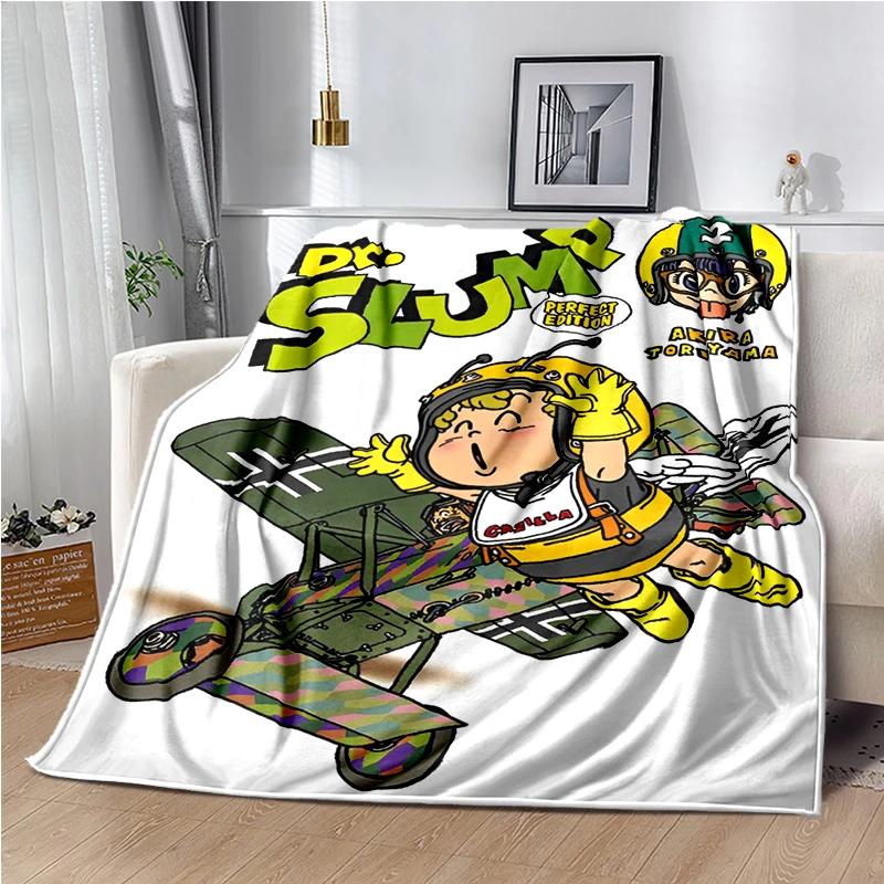 DR-Slump-Arale Cartoon Throws Blanket Kids Super Soft Cute Blankt for Travel Couch Sofa Picnic Bed Flannel Blanket Birthday Gift