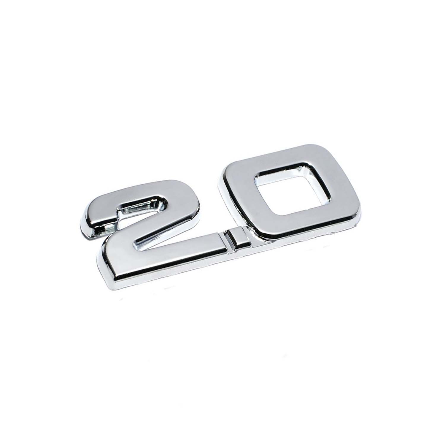 

2.0 Plastic Chrome Emblem Logo Sticker