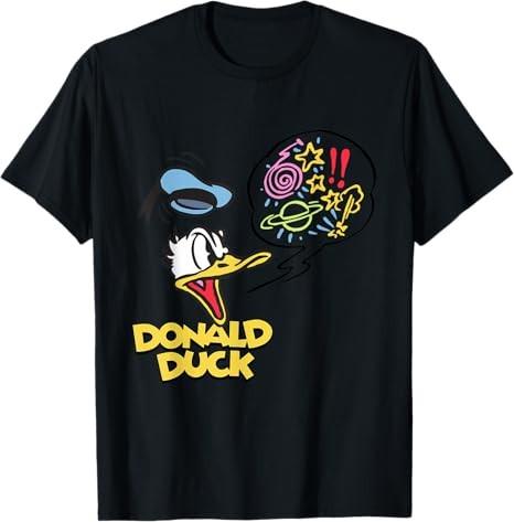 Donald Duck Wack Wack Black TShirt S