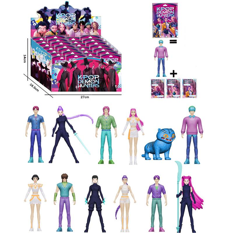 Anime Film Blind Box K-POP Hexenjagd Super Idol Rumi Mira Zoey Dämonenjäger Mini Figur PVC Modell Geburtstagsgeschenk Blind Box