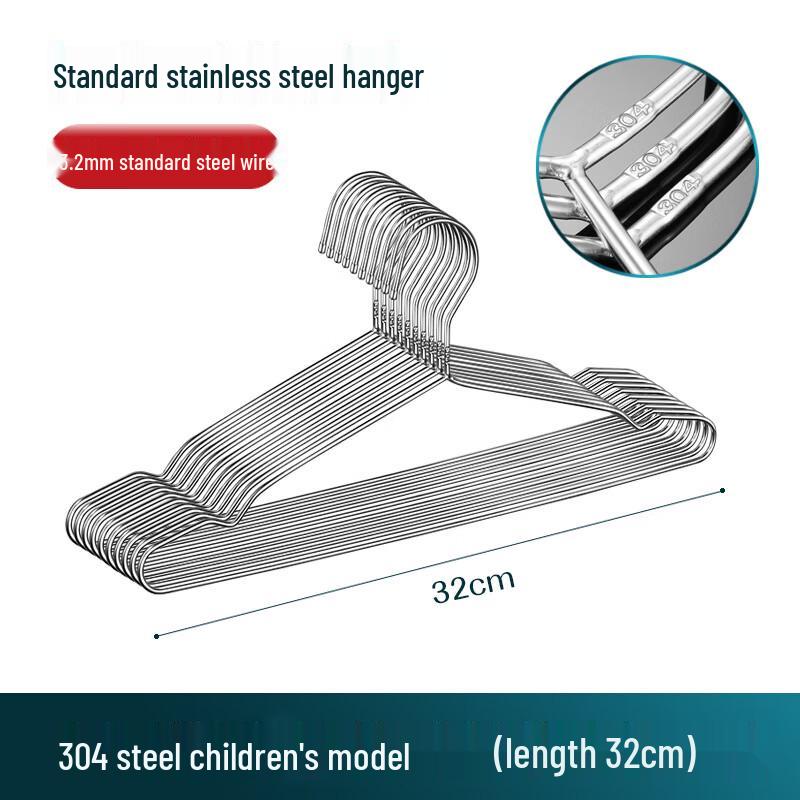 Durable 304 Stainless Steel Clothes Hangers