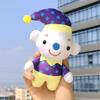 Plush Cartoon Circus Clown Stuffed Doll Schoolbag Accessories Pendant Kid
