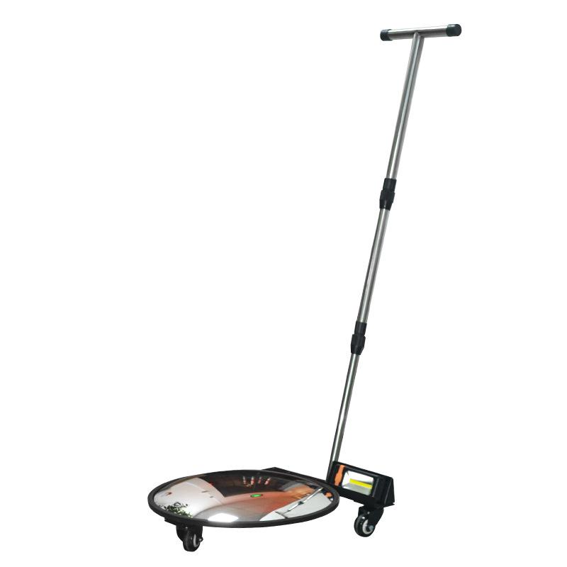 40cm Acrylic Underbody Inspection Mirror with Retractable Handle for Airport and Vehicle Safety JTAJM-V4