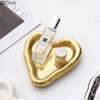 Cute Heart-shaped Storage Tray Creative Ceramic Jewelry Storage Tray Snack Dessert Tray Nordic Home Decoration Storage Tool