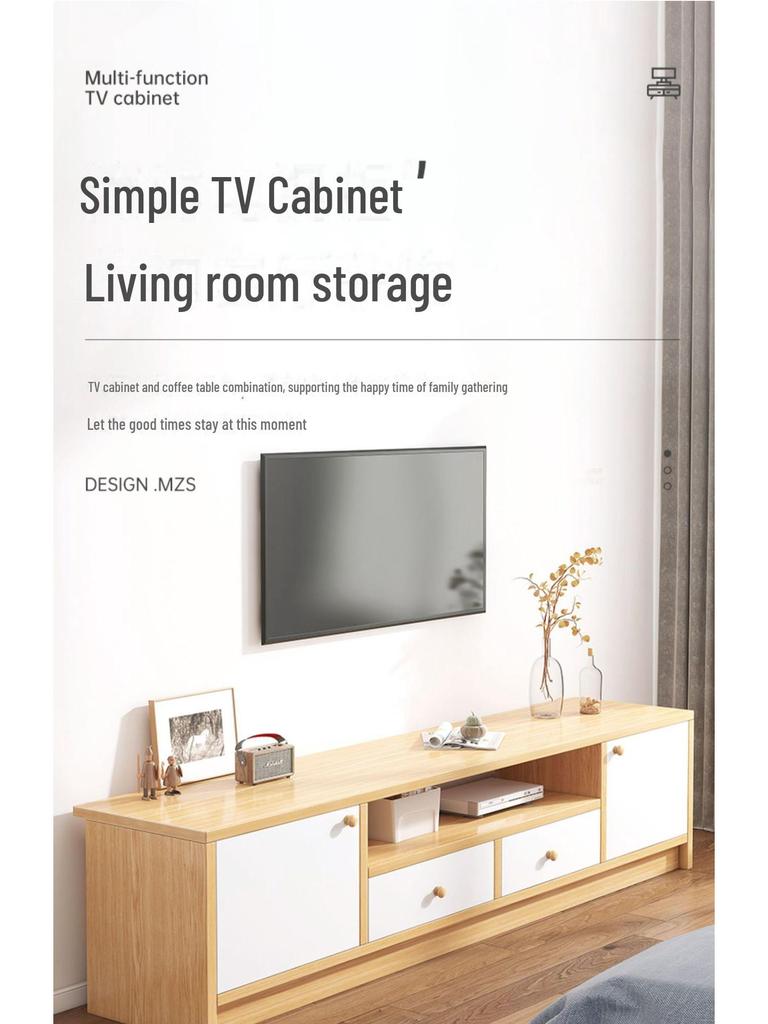 Modern Minimalist TV Cabinet for Small Apartments and Living Rooms