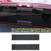 2* Rear Window Panel Decor Trim Cover Stickers For Chevy Silverado 14-17 Carbon