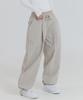 PIANER Nylon One-Pleat String Pants (Light Beige)