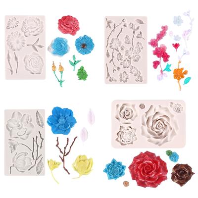 Soap Making Supplies Cake Decorating Tools Silicone Soap Mold Exquisite Rose Household Candle Molds Candle Resin Crafts