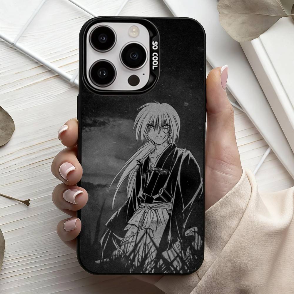 

Anime R-Rurouni K-Kenshin-N Phone Case For iPhone17,16,15,14,13,12,11 Plus,Pro Max Black Candy silver phone case iPhone13