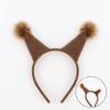 Animal Squirrel Costume Set,Squirrel Ears and Tail Set Animal Fancy Dress Kit for Birthday Party Halloween Cosplay Props
