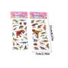 6/12/24pcs Self-adhesive Sticker Realistic Dinosaur Theme DIY Handicrafts Supplies for Journal & Phone Case & Suitcase Decor XJM