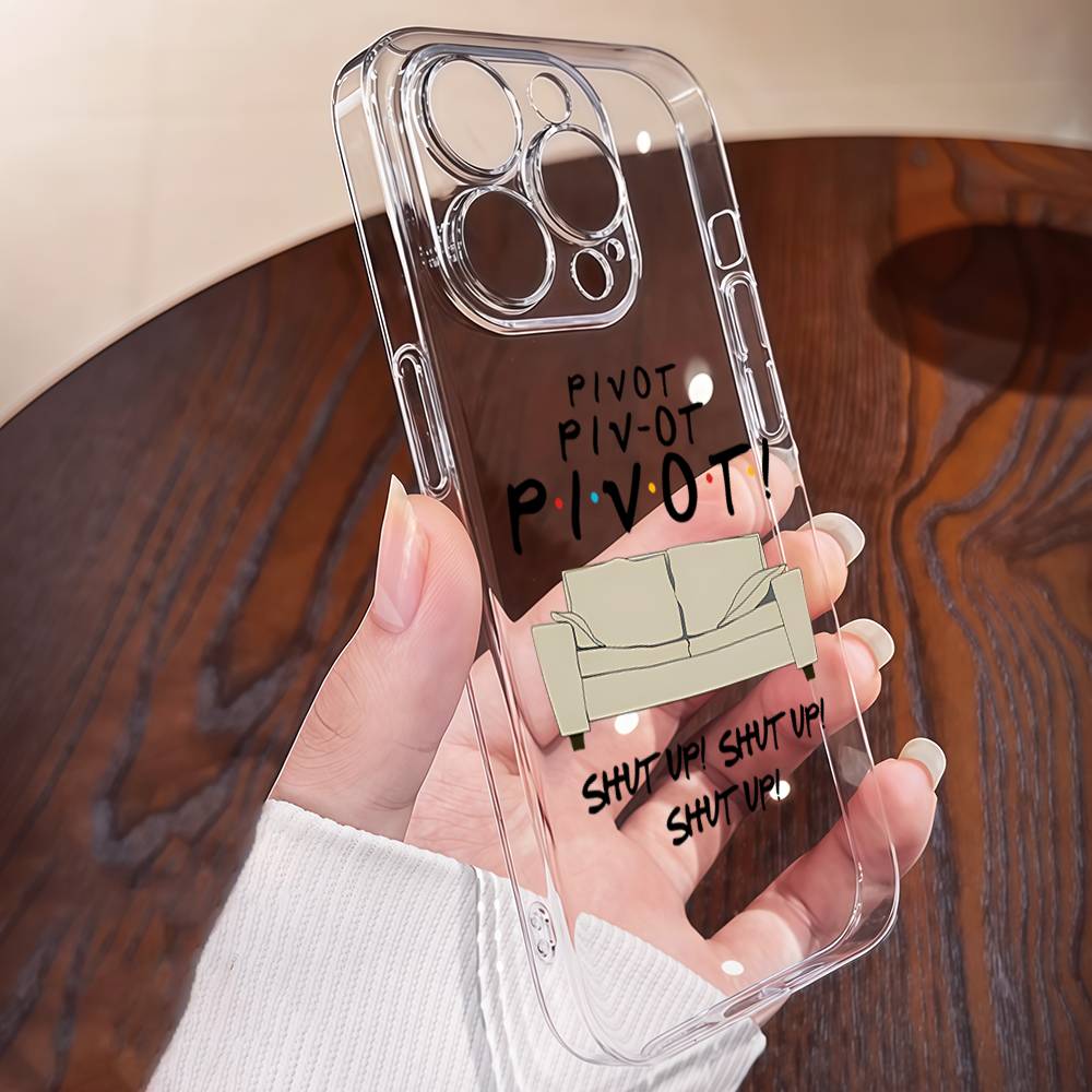 Friends TV Show Phone Case For IPhone 17 16 15 14 13 12 11 Pro Max Mini 16E Shockproof Non-Slip Soft Clear Cover