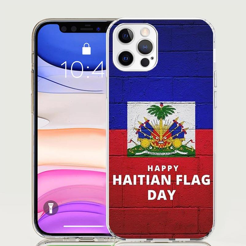 Haiti Haitian Flag Phone Case For iPhone 17 Air 16 15 Plus 11 14 Pro Max 13 Mini 12 7 8 + SE Pattern Art Customized Cover 17 Air