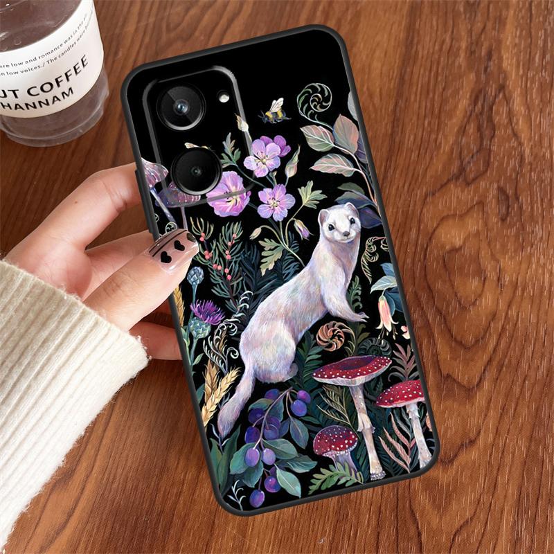 Mushroom Forest For Realme GT7 Pro GT6 15 10 11 12 13 14 Pro Plus C75 C65 C55 C63 C61 C53 C67 C35 C71 Case