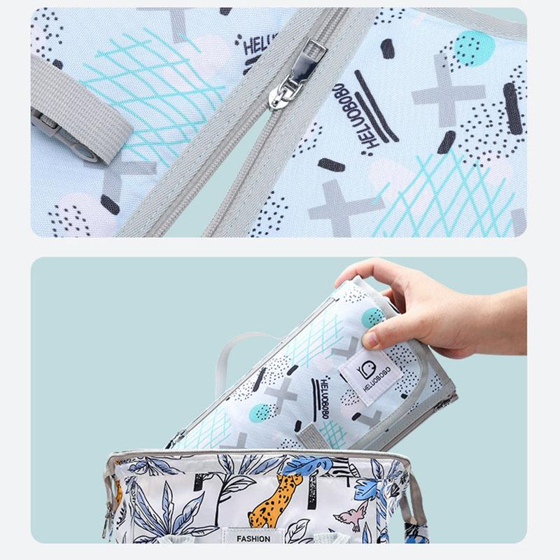 Waterproof Baby Changing Pad, Portable Diaper Changing Pads for Newborn Girl, Travel Changing Station Perfect for Baby Shower Gifts