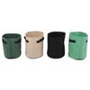 4Pcs Garden Felt Growing Plant Bag Indoor Outdoor Vegetable Flower Pot Gardening Tool