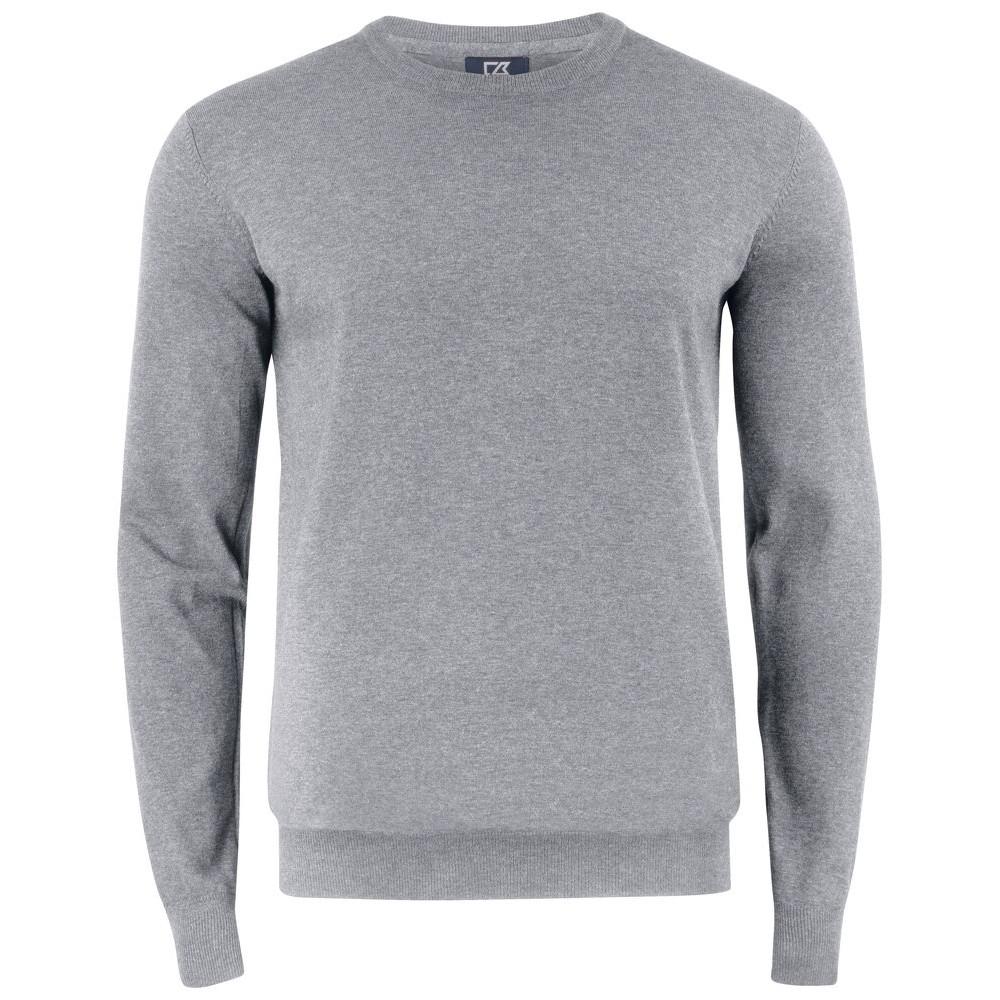 Cutter & Buck Men's Oakville Knitted Crew Neck Sweater Top