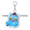 Kpop Demon Hunter Girl Group Keychain: Lumi, Zoe, Mira & Qin Yu Cute Acrylic Schoolbag Pendant