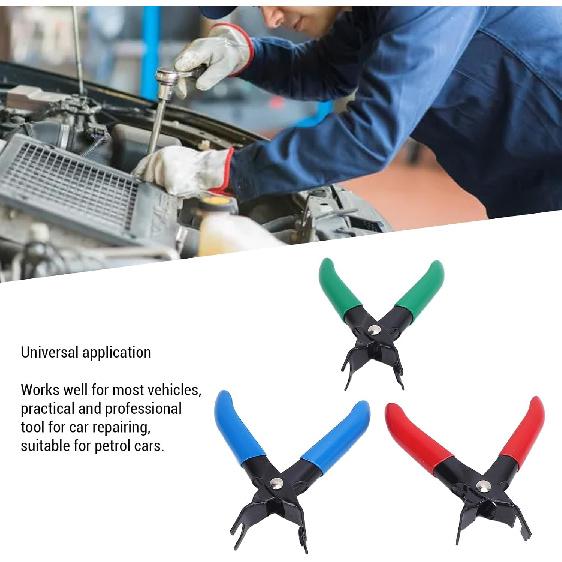 Fuel Line Disconnect Pliers, 3PCS Fuel and AC Line Disconnect Pliers, Ergonomic Hose Remover Pliers Set Quick Disconnect Release Removal Tool for