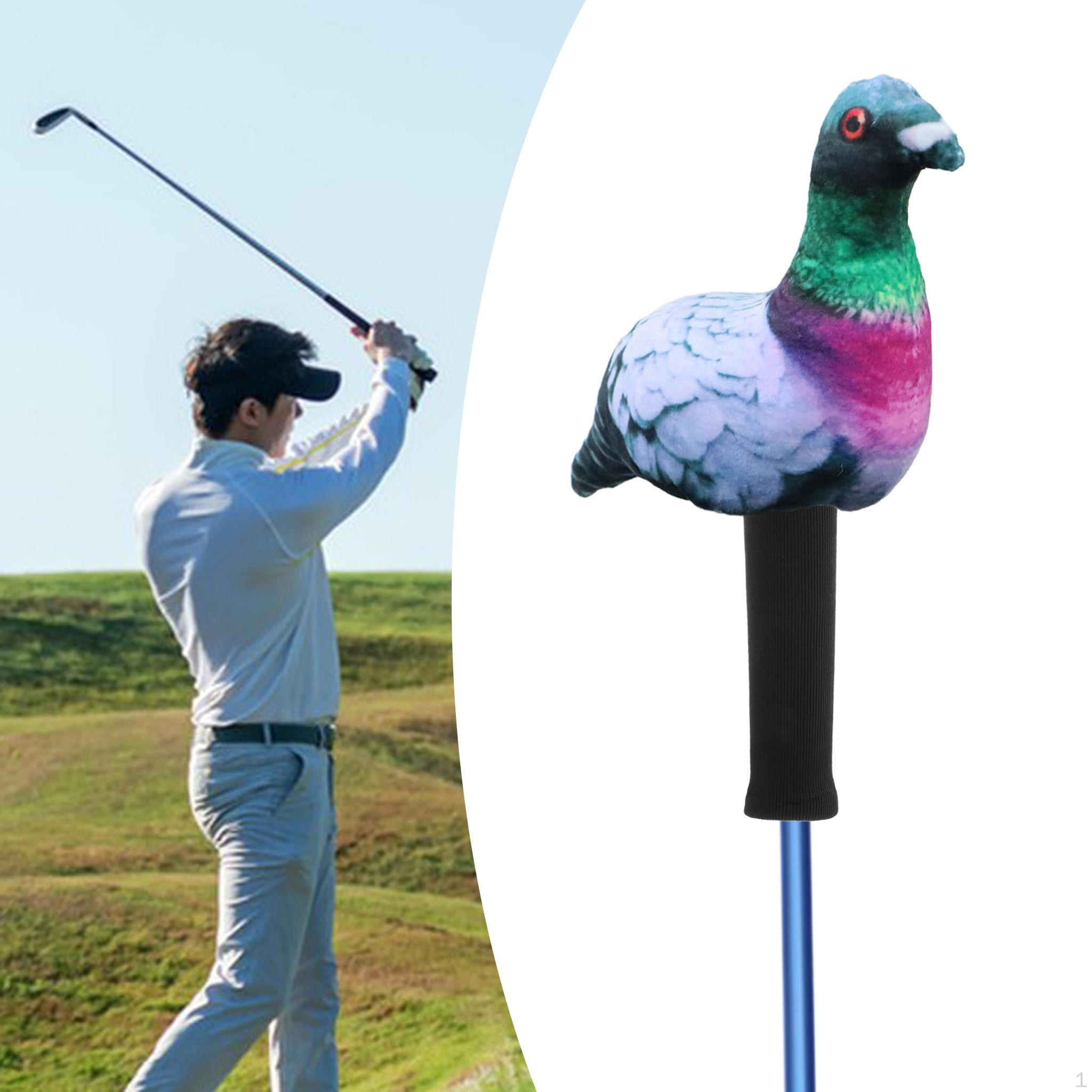 

Деревянный головной убор для гольфа с животными, чехол для головы клюшки, защита от царапин при транспортировке, милый практичный защитный чехол