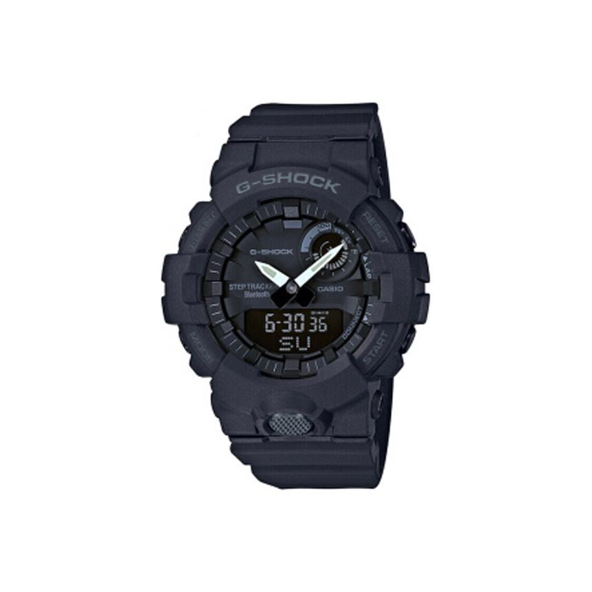 Casio G-Shock G-Squad Series New Concept Sports Style Bluetooth Multifunctional Step Counting Waterproof Quartz Movement Resin Strap GBA-800-1APRD Black Dial