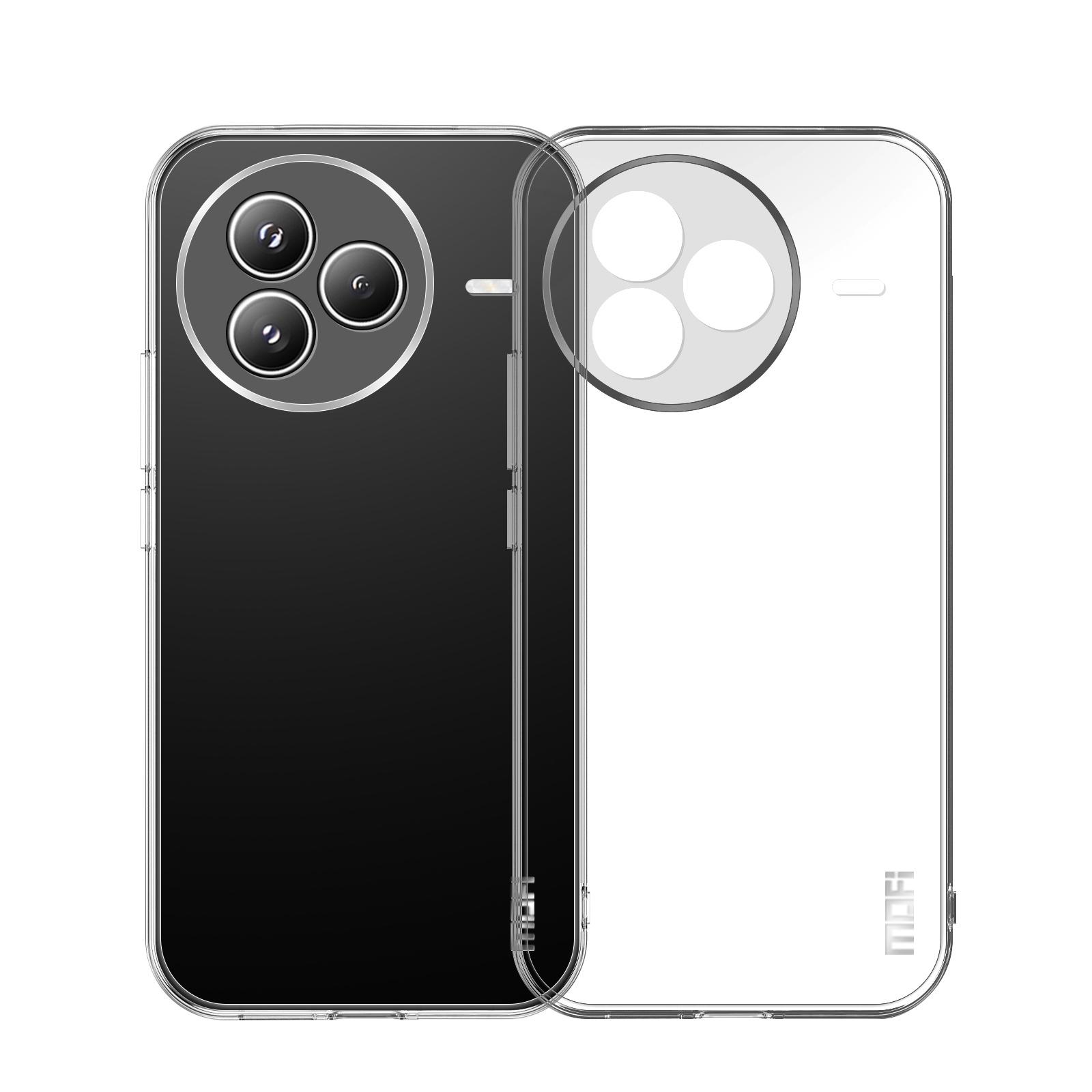 

For Xiaomi Civi 5 Pro 5G Clear Phone Case MOFI Ultra-Thin TPU Phone Back Cover Transparent