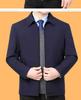 Men's Business Casual Autumn/Winter Warm Lapel Jacket with Cotton Padding