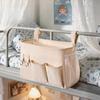 Large Capacity Bedside Hanging Organizer Multi-pocket Bed Rail Storage Organizer Bedside