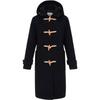 HAZZYS Women's Autumn Mid-Length Detachable Hood Toggle Coat